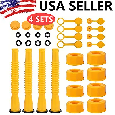 4 SETS Replacement Gas Can Spout Fit Blitz Midwest Scepter Briggs & Stratton USA • $14.95