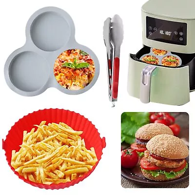 Air Fryer Accessories Silicone Air Fryer Egg Mold Non-Stick Muffin Pans With ... • $18.80