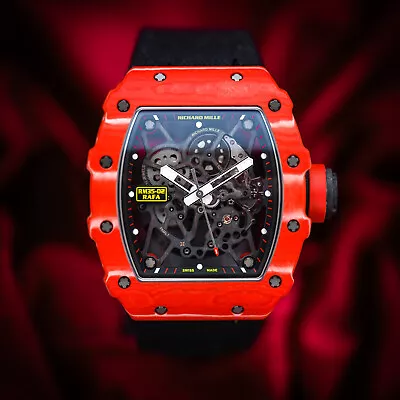 Richard Mille RM 35-02 Rafael Nadal Red Quartz TPT Complete Set RM35 02 FQ Rafa • $309995