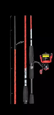 Abu Garcia Max X 7' 6-10kg Pre-Spooled 2Pc Spin Spinning Fishing Combo + MAXXP60 • $119.99