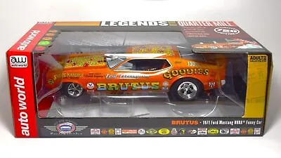 Auto World 1169 1/18 Scale Brutus 1971 Ford Mustang NHRA Funny Car Diecast • $99.99