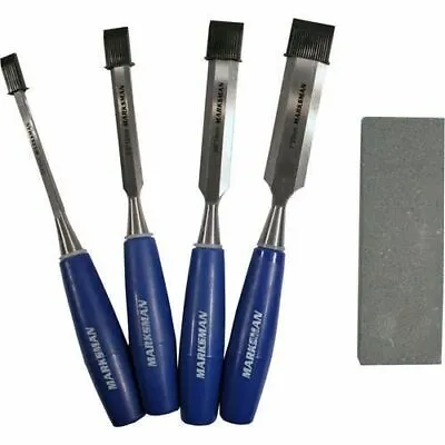 £13.99 • Buy 5pc Wood Carving Chisel Set With Sharpening Oil Stone 5piece Wood Chisel Set