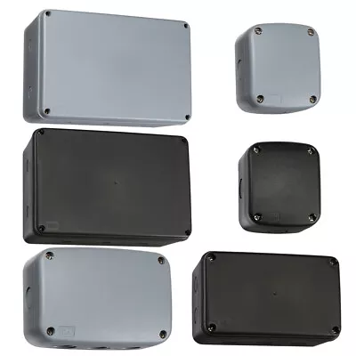 £6.95 • Buy Weatherproof Junction Box Outdoor IP66 Electrical Cable Enclosure Waterproof 