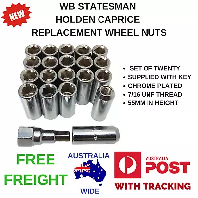 Wb Holden Statesman Caprice New Replacement Wheel Nuts • $110