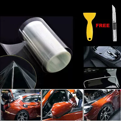 Clear Bra Paint Protection Vinyl Film Wrap Transparent Car Paint Scratch Shield • $7.99