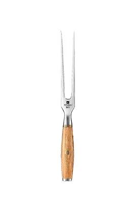 Xinzuo Pro 430 Stainless Steel Meat Carving Fork Barbecue Fork Olivewood Handle  • $39.50