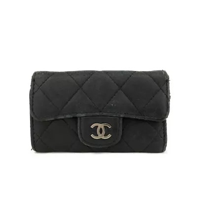 CHANEL Quilted Matelasse CC Logo Lambskin 6 Ring Key Case/2Y0060 • £0.80