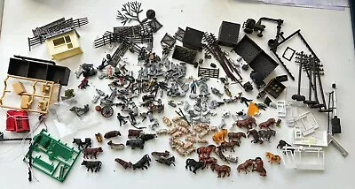 200+ Model Railway 00 Gauge Accessories Metal Plastic Figures Animals Hut Hornby • £100