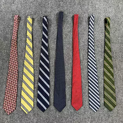 Brooks Brothers Mens Tie Lot 7 Various Prints Colors Career Professional Pack • $71.24