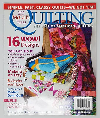 McCall's Quilting The Best Of American Quilting - March / April 2013 - UK • $3.73
