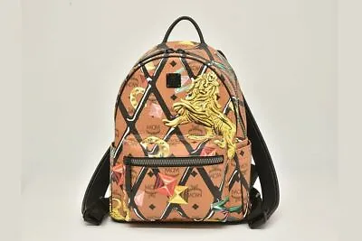 MCM MCM Vicetos Backpack Daypack Lion Cognac MMK7SVE77CO001 #007 • $411.78