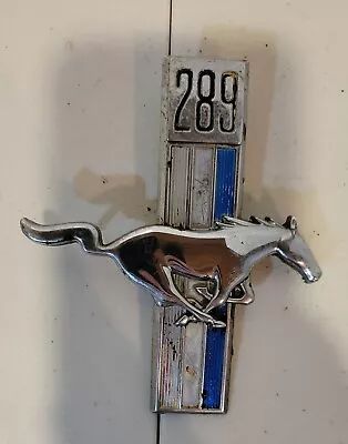 1964 1965 1966 & Other 289 Ford Mustang RH Fender Running Horse Emblem OEM C4ZB- • $15