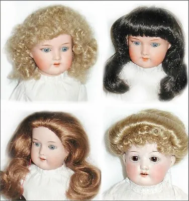 DOLL WIGS LOT Sz 7 - 8 Monique Imsco Global NEW OLD STOCK Blonde Red Black • $32