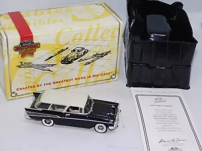 Matchbox Collectibles VCV01-M 1957 Chevy Nomad Black Diecast Car COA • $14.99