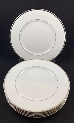 Mikasa Ultima Cameo Platinum China Salad Plates 8.5in Set Of 6 • $36