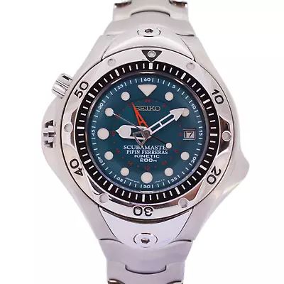 NEW Seiko 5M65-0A40 SBDW013 Titanium Scuba Master Kinetic Pipin Ferreras LE/200! • $1399.95