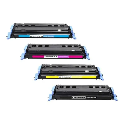 4 Toner Cartridge For HP Color LaserJet CM1000 CM1015 CM1017 CM1017 Q6000A • £68.63