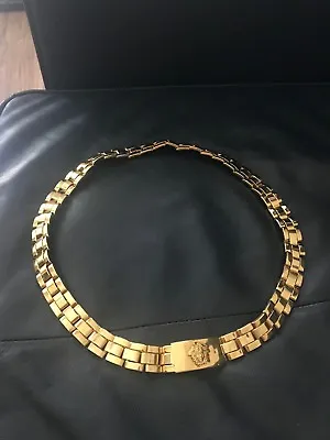 Versace Vintage Medusa Gold Chain Belt • $1182.27