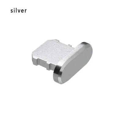 Silver Anti Dust Plug Charger Port Cap For Iphone 6 7 8 X XS 11 12 13 SE Pro Max • £1.79