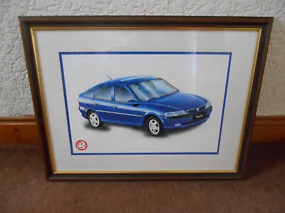 £29.90 • Buy Vauxhall Vectra Classic Car Framed Print By Artist. No. 37/250 Classic 1990 Vntg