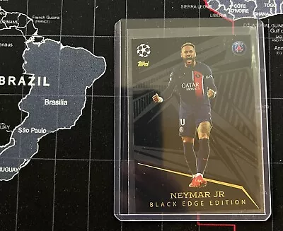 2023-24 Match Attax UEFA - Neymar Jr Black Edge Edition #496 PSG • $39.99