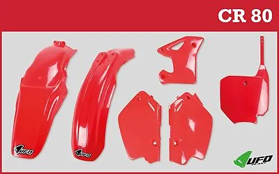 $135.92 • Buy Honda CR 80 1996 - 2002 UFO Plastic Kit Red - Photo For Illustration