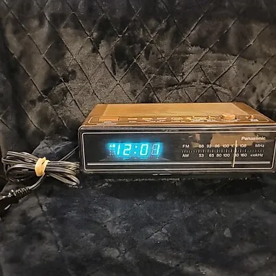 Panasonic AM/FM Digital Clock Radio #RC-65 WORKS [VIDEO] Vintage  • $23.72