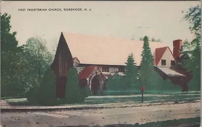 $19.98 • Buy Postcard First Presbyterian Church Ridgewood NJ 