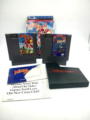 Mega Man 3 & 6 Lot Nintendo NES USA Authentic Japan 1991 Capcom W/box And Manual • $170