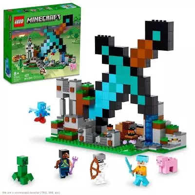 LEGO Minecraft The Sword Outpost Toy With Mobs 21244 • $34.99