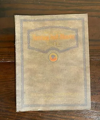 $345 • Buy 1926 Herring - Hall - Marvin Safe Co Catalogue Hamilton Ohio #121