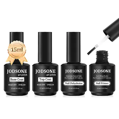 JODSONE 15ML Nail Dehydrator Nail Primer Base Coat Top Coat Glossy Surface Quick • $12.52