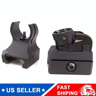 1 Pair Tactical Low Profile Metal Sights Iron Front &Rear Sight Set • $17.99