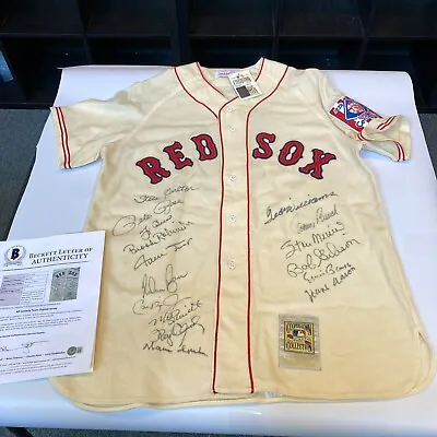 Incredible All Century Team Signed Jersey 16 Sigs With Ted Williams JSA COA • $12495