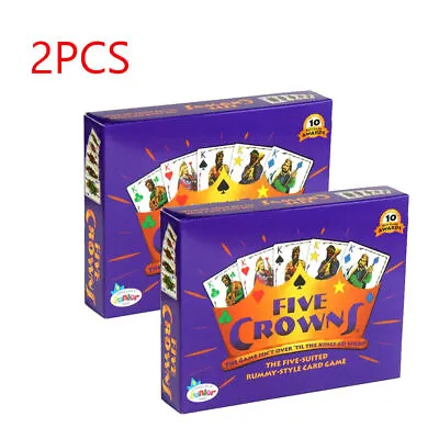 $25.88 • Buy 2X Five Crowns Card Game 5 Suites Classic Original Family Party Rummy Style Play
