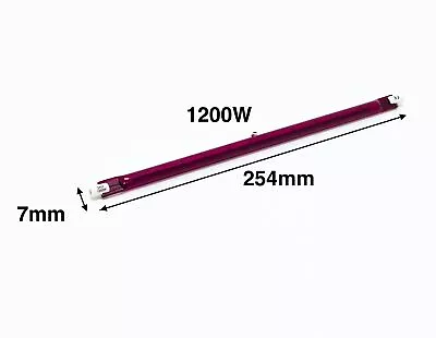 £13.99 • Buy 1200w  25.4cm Halogen Infrared Heater Lamp Bulb R7s Patio Heater For 254mm 1.2KW