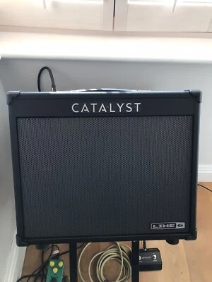 £91 • Buy Line 6 Catalyst 60 Guitar Amp And Footswitch