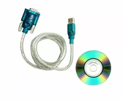 £9.70 • Buy USB To RS232 With CD FIRMWARE UPDATE CABLE FOR MEADE ETX 70