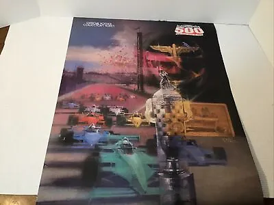 1988 Indy 500 Official Poster Collector’s Series 16 1/4” X 21 1/4” Heavy Stock • $33.05