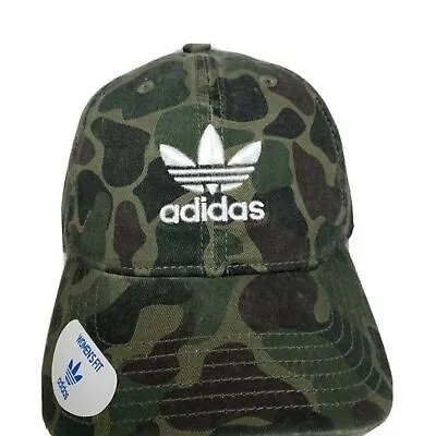 Adidas Originals‎ Forest Camouflage Relaxed Women's Fit OSFW Adjustable Hat New • £38.55