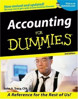 Accounting For Dummies By Tracy CPA John A. Book The Cheap Fast Free Post • £6.49