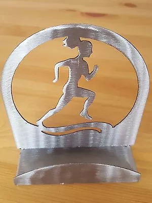 Running Girl Business Card Holder. Gifts For Runners Running Marathon Runners • $12