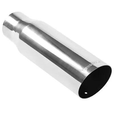 Magnaflow 35205 Exhaust Tip 2.5in. Inlet 12  Long 3.5  Outlet Stainless Steel • $57.99