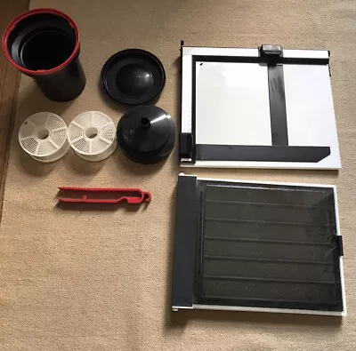 Darkroom Kit Developer Tank Easel 35 Mm Contact Proof Printer 8x10 And Tongs B&W • £27.99