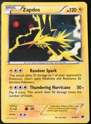 Zapdos 41/99 Next Destinies Pokemon Card Holo Rare Near Mint / Mint • $4.95