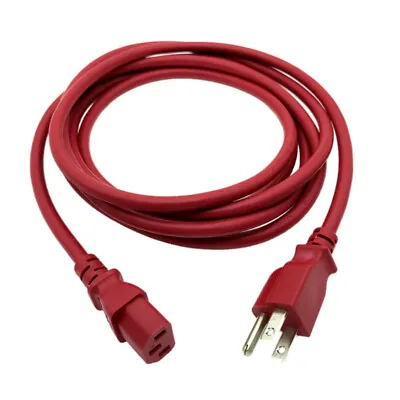 10' Red Power Cable For MACKIE THUMP SERIES TH-12A POWERED LOUDSPEAKER • $13.78