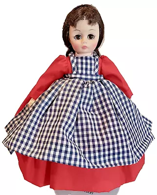 Madame Alexander Little Women Doll “Jo”  12-inch  Red Dress Blue  Apron JSB20 • $16.99