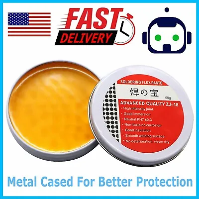 $5.49 • Buy Quality Metal Cased Rosin Soldering Flux Paste Solder Welding Grease 50G
