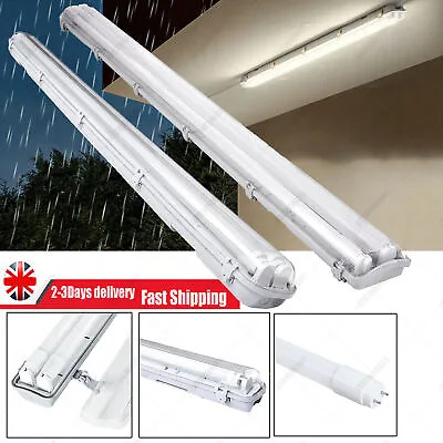 5FT 150cm IP65 LED Strip Light Batten Tube Light Office Shop Garage Ceiling Lamp • £6.99