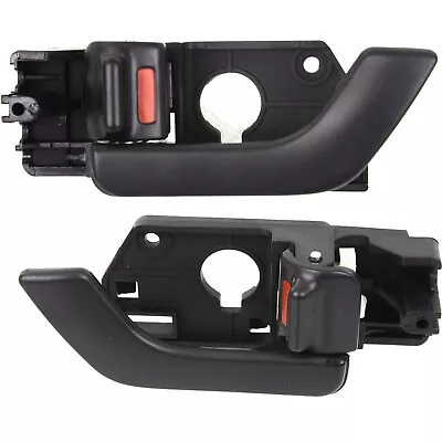 Interior Door Handle For 2003-2008 Hyundai Tiburon Set Of 2 Front Black • $26.64